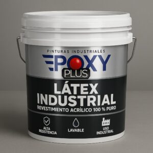 Látex Industrial Blanco – Epoxy Plus | Revestimiento Acrílico 100% Puro