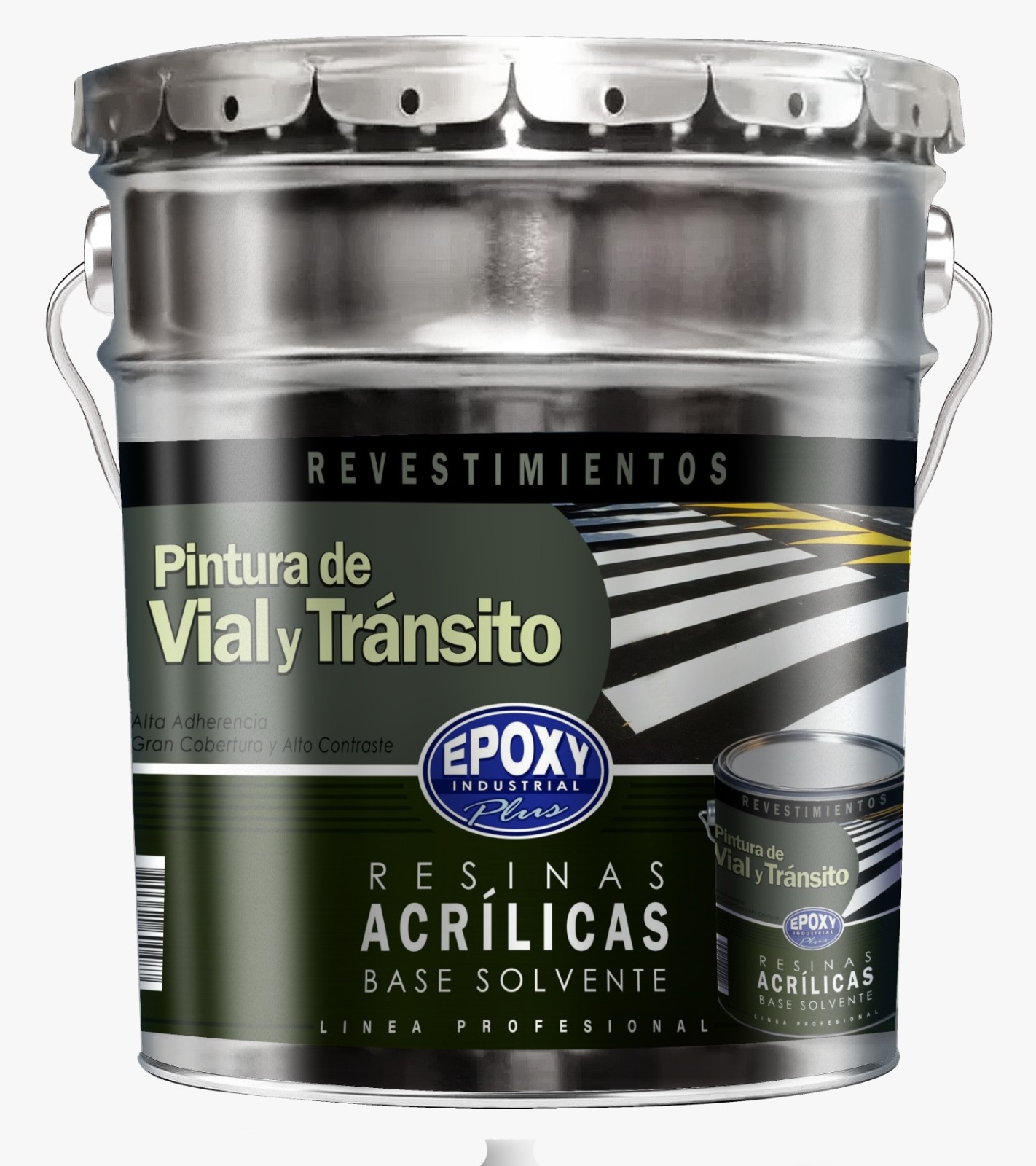 Pintura Vial y Tránsito – Epoxy Plus | Esmalte Acrílico de Alto Tráfico para Demarcación y Pisos